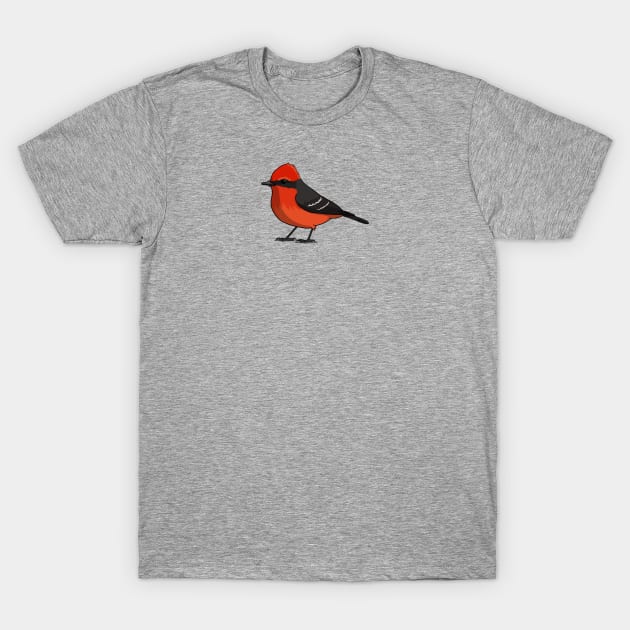 Vermillion Flycatcher T-Shirt by Feathered Focus